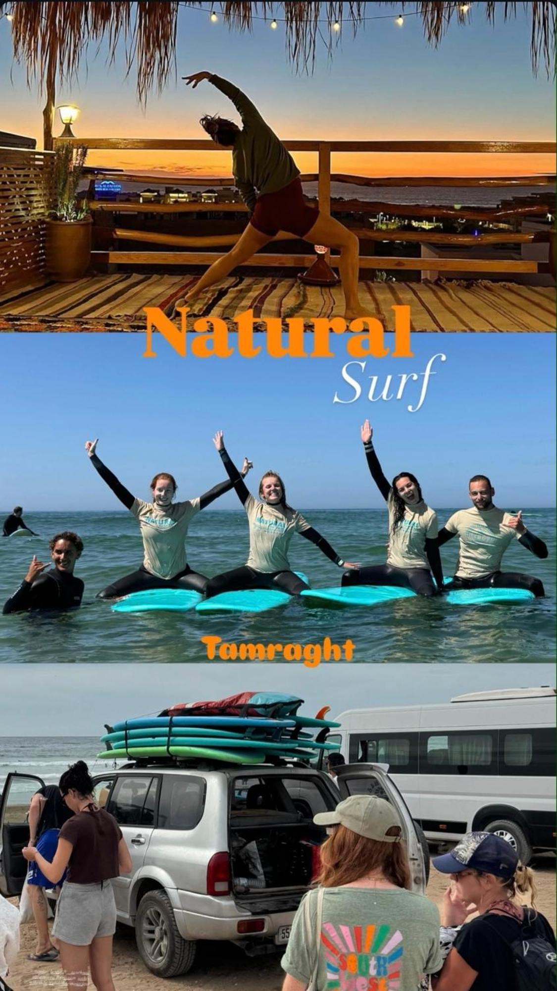 Hostel Natural Surf House Tamraght Zewnętrze zdjęcie